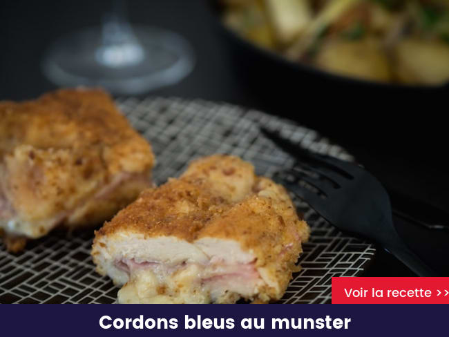 Cordons bleus au munster